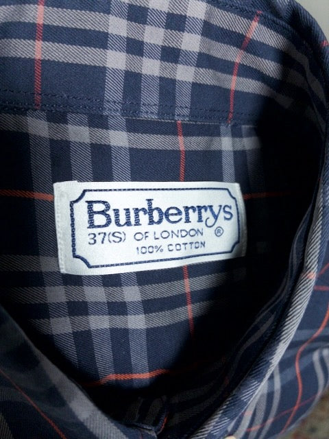 Burberrys - 1990年代製チェック柄ボタンダウン長袖シャツ