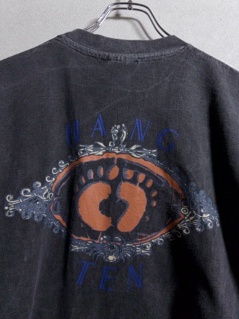 HANG TEN - 90年代後半製グラフィックプリント米国製半袖Tシャツ
