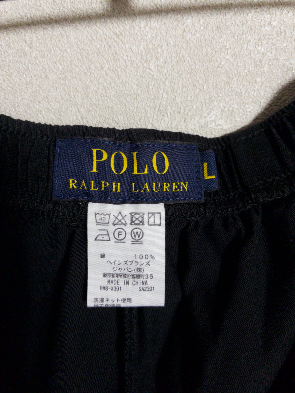 Polo Ralph Lauren - ポニー刺繍 ブラック イージーショートパンツ