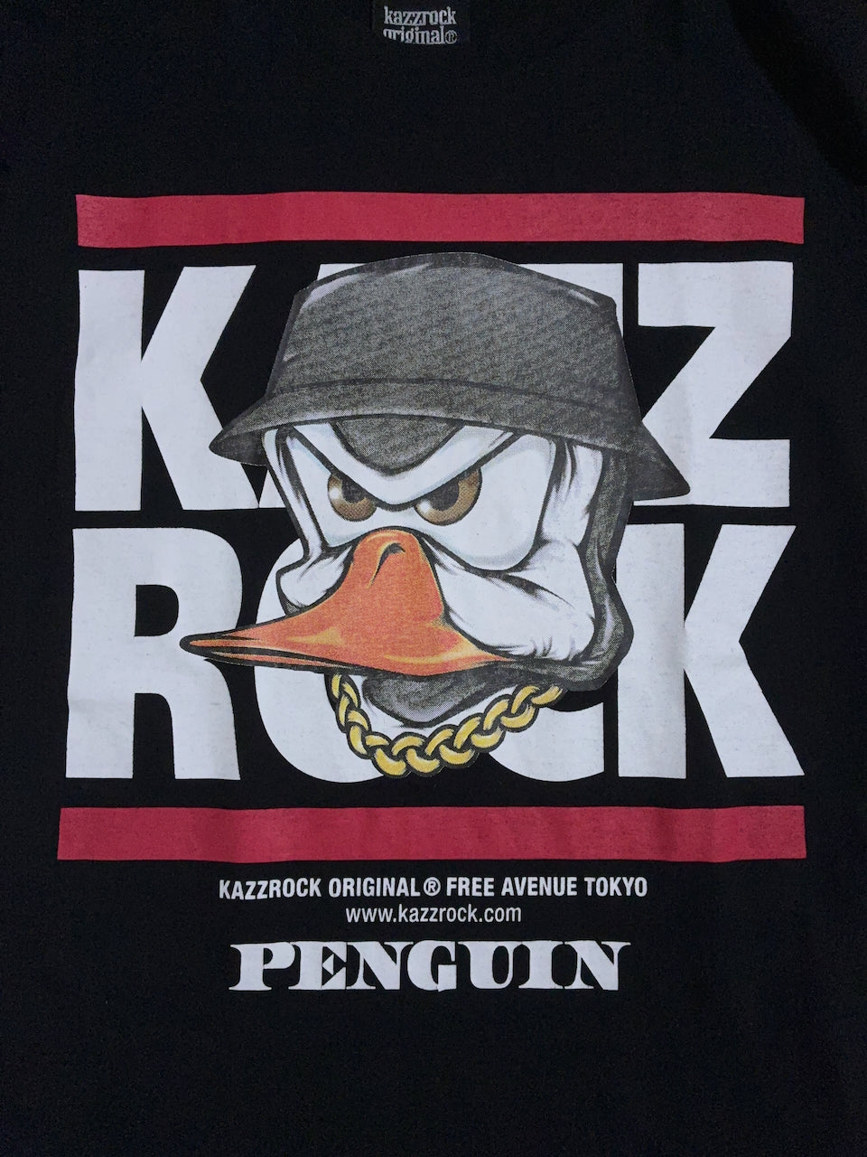 KAZZROCK - ペンギンキャラプリントTシャツ