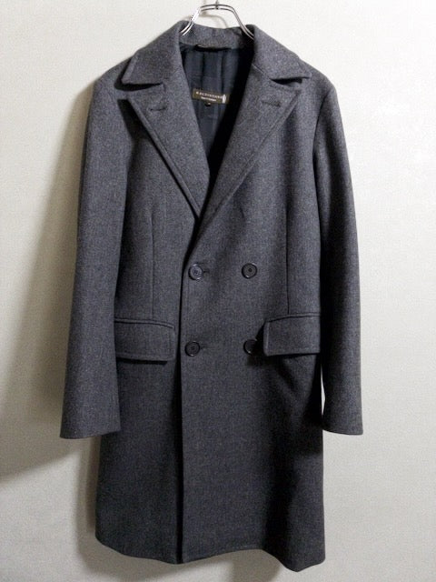 Mackintosh - 2010年代製ウールヘリンボーン織りダブルチェスターコート