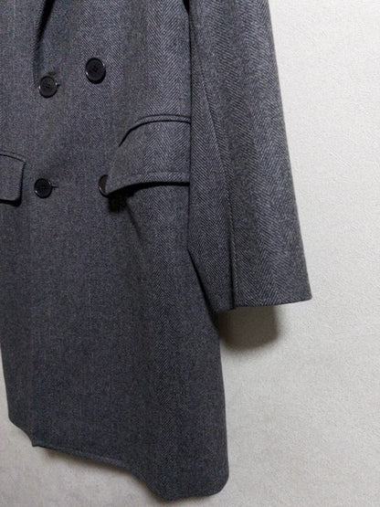 Mackintosh - 2010年代製ウールヘリンボーン織りダブルチェスターコート