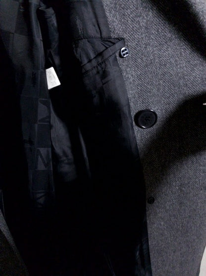 Mackintosh - 2010年代製ウールヘリンボーン織りダブルチェスターコート