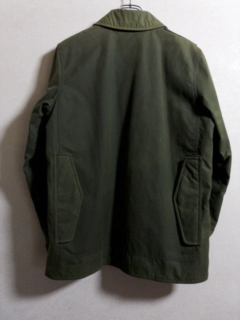 Ralph Lauren - 90sレザーパッチオイルドハンティングジャケット