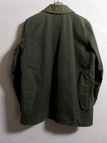 Ralph Lauren - 90sレザーパッチオイルドハンティングジャケット