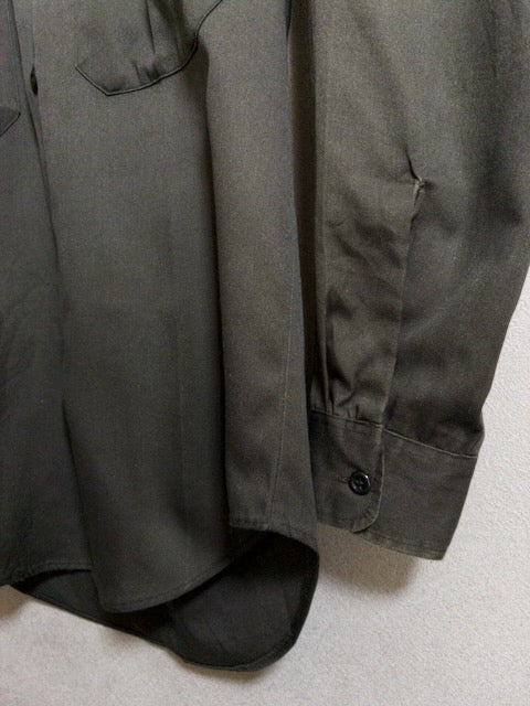 BIG MAC - 1970年代製刺繍パッチが施されたワーク長袖シャツ