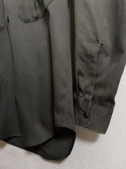 BIG MAC - 1970年代製刺繍パッチが施されたワーク長袖シャツ