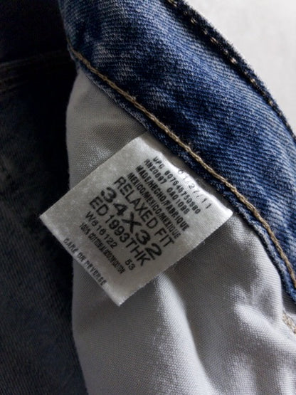 Dickies - レギュラーライズテーパードシルエットのデニムペインターパンツ