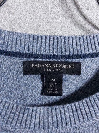 Banana Republic - 90年代製シルクリネンクルーネックニット