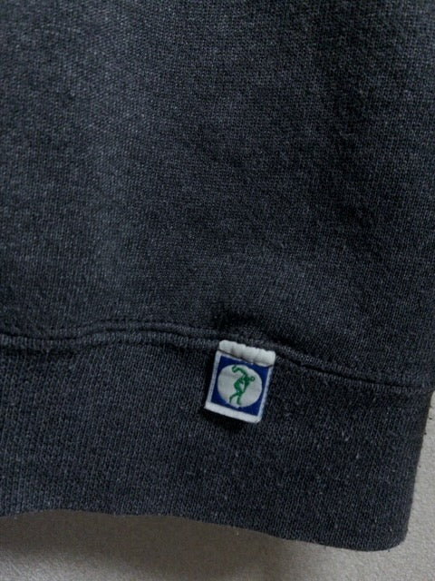 DISCUS ATHLETIC - 1990年代製リブストライプ仕様のダークグレースウェット
