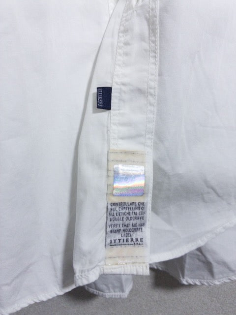 VERSACE JEANS COUTURE - 1990年代後半製白黒ツートンの長袖シャツ