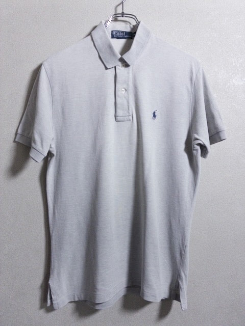 Polo by Ralph Lauren - 1990年代後半〜2000年代初頭製ポニー刺繍ロゴ鹿の子半袖ポロシャツ