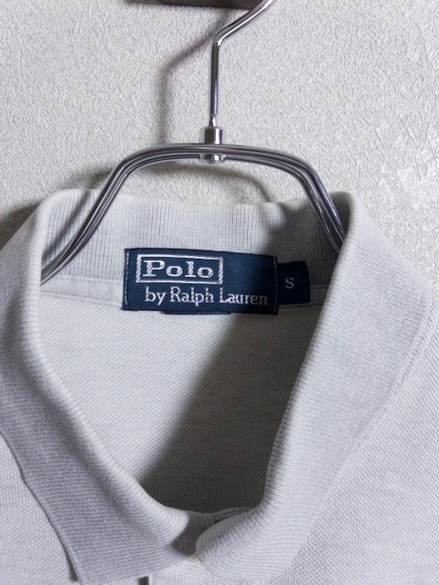 Polo by Ralph Lauren - 1990年代後半〜2000年代初頭製ポニー刺繍ロゴ鹿の子半袖ポロシャツ