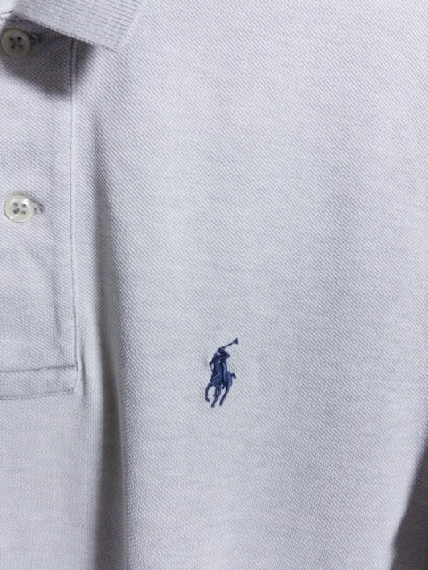 Polo by Ralph Lauren - 1990年代後半〜2000年代初頭製ポニー刺繍ロゴ鹿の子半袖ポロシャツ