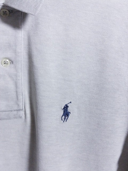 Polo by Ralph Lauren - 1990年代後半〜2000年代初頭製ポニー刺繍ロゴ鹿の子半袖ポロシャツ