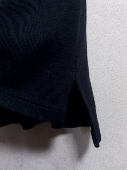 Ralph Lauren - 赤ポニー刺繍が映える漆黒の日本製半袖ポロシャツ