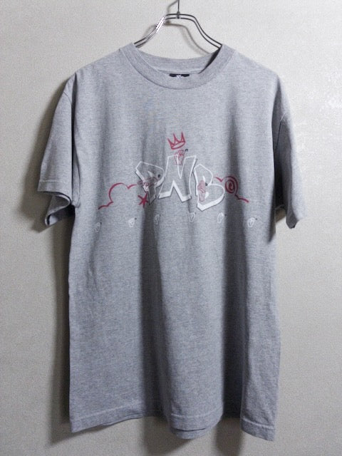 PNB NATION - 90年代後半製グラフィティプリント米国製Tシャツ