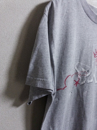 PNB NATION - 90年代後半製グラフィティプリント米国製Tシャツ