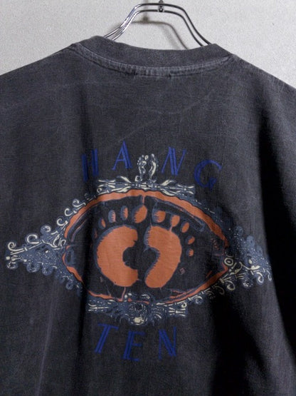HANG TEN - 90年代後半製グラフィックプリント米国製半袖Tシャツ