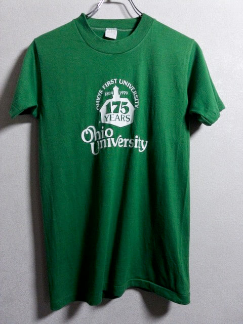 sportswear - 1979年製オハイオ大学プリント米国製Tシャツ
