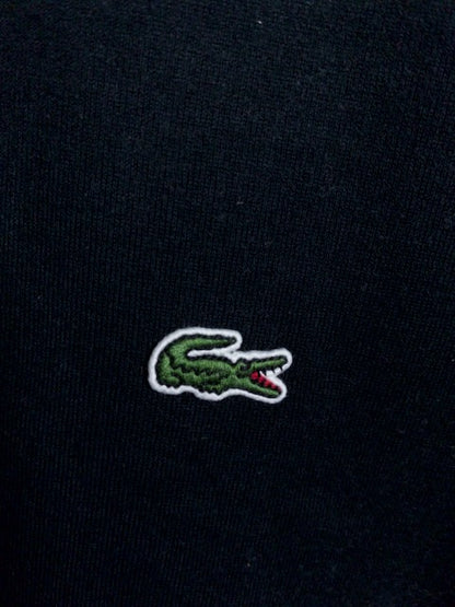 Lacoste - 国内生産によるワンポイントロゴVネックTシャツ
