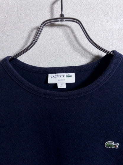 Lacoste - 日本製スリムフィット仕様ネイビーTシャツ