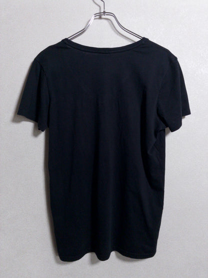 RALPH LAUREN SPORT - 紫ポニー刺繍 黒VネックTシャツ