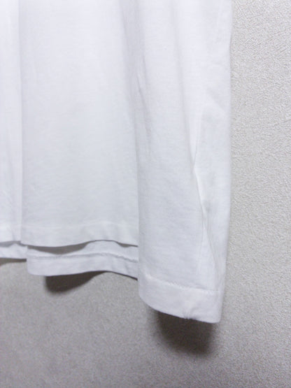 Ralph Lauren - 紺ポニー刺繍 白VネックTシャツ