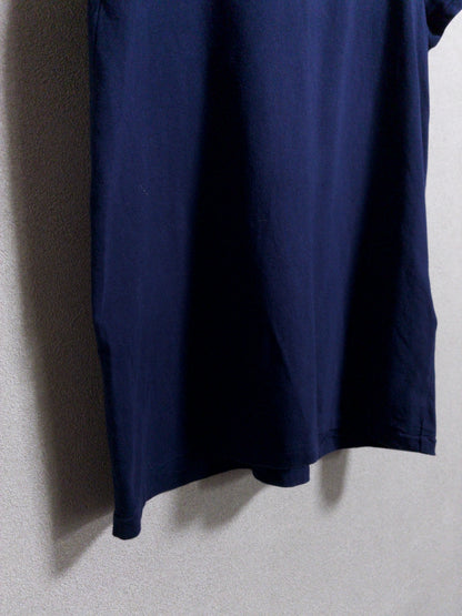 Ralph Lauren - 白ポニー刺繍 ネイビーVネックTシャツ