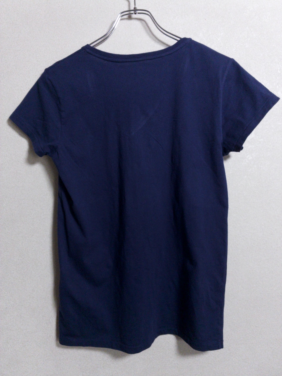 Ralph Lauren - 白ポニー刺繍 ネイビーVネックTシャツ