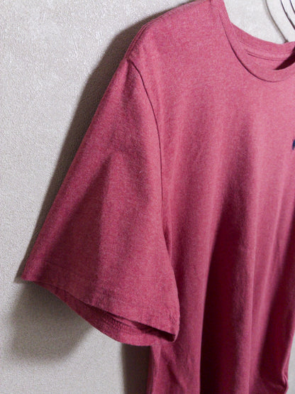 Ralph Lauren - ヘザーレッド ポニー刺繍 クルーネックTシャツ