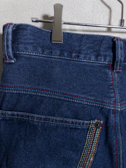 LONDON JEANS by GAZELLE - レインボーステッチ ジョーツ