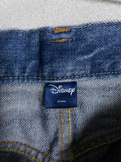 Disney - ミッキーマウス ダメージ加工 デニム ショートパンツ 90s〜00s