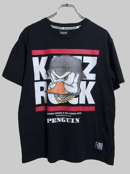 KAZZROCK - ペンギンキャラプリントTシャツ