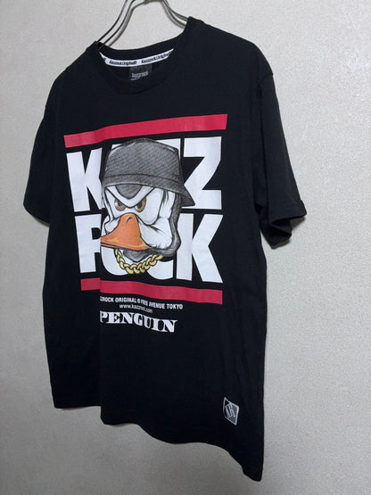 KAZZROCK - ペンギンキャラプリントTシャツ