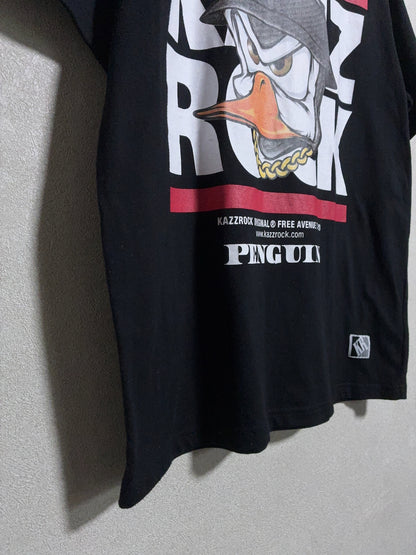 KAZZROCK - ペンギンキャラプリントTシャツ